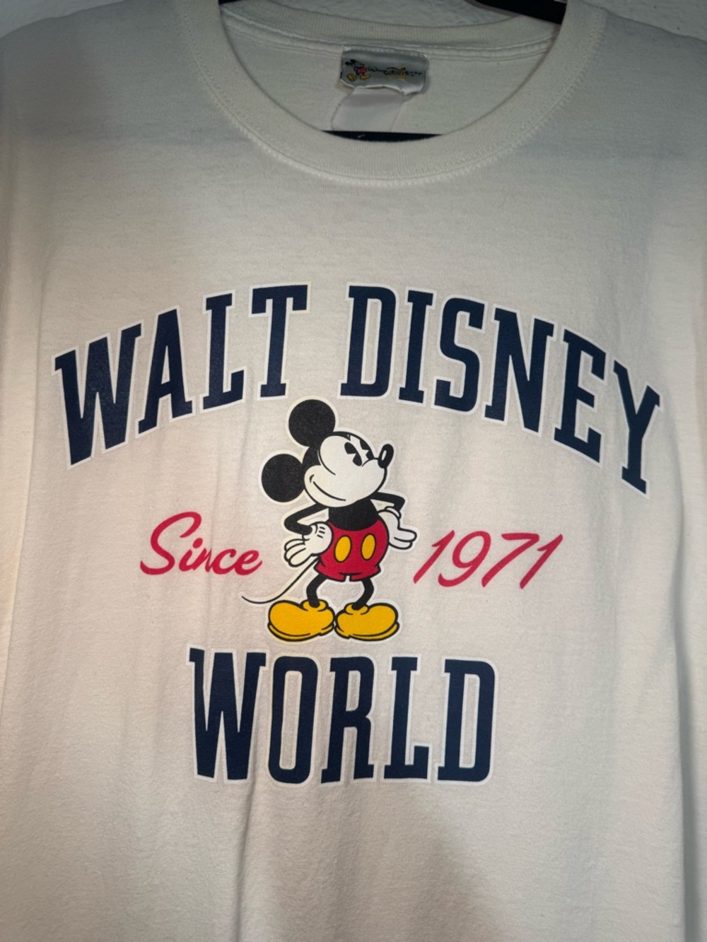 Walt Disney Classic White Crew Neck T-Shirt
